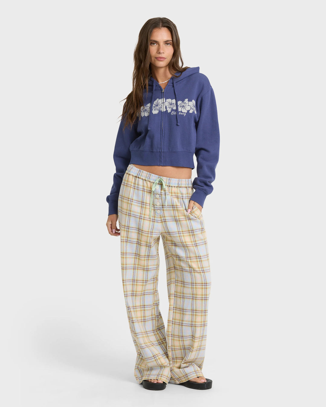 Billabong Women's Coastal Breeze Elastic Waist Pants - Cornflower - Sun Diego Boardshop
