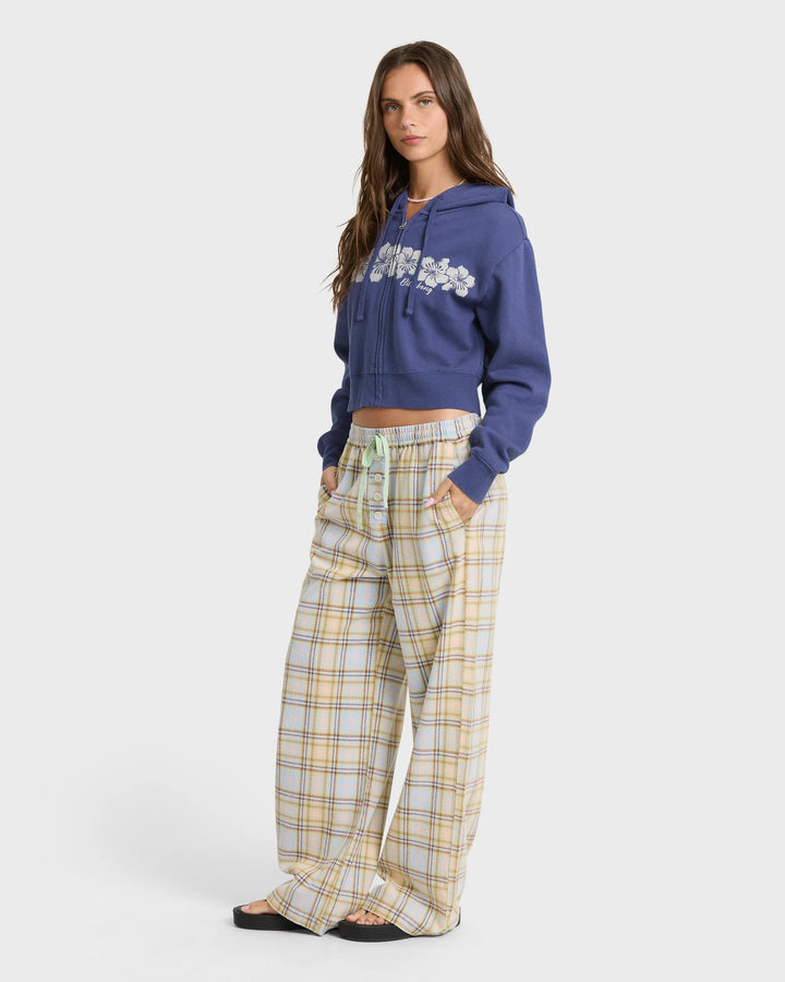 Billabong Women's Coastal Breeze Elastic Waist Pants - Cornflower - Sun Diego Boardshop