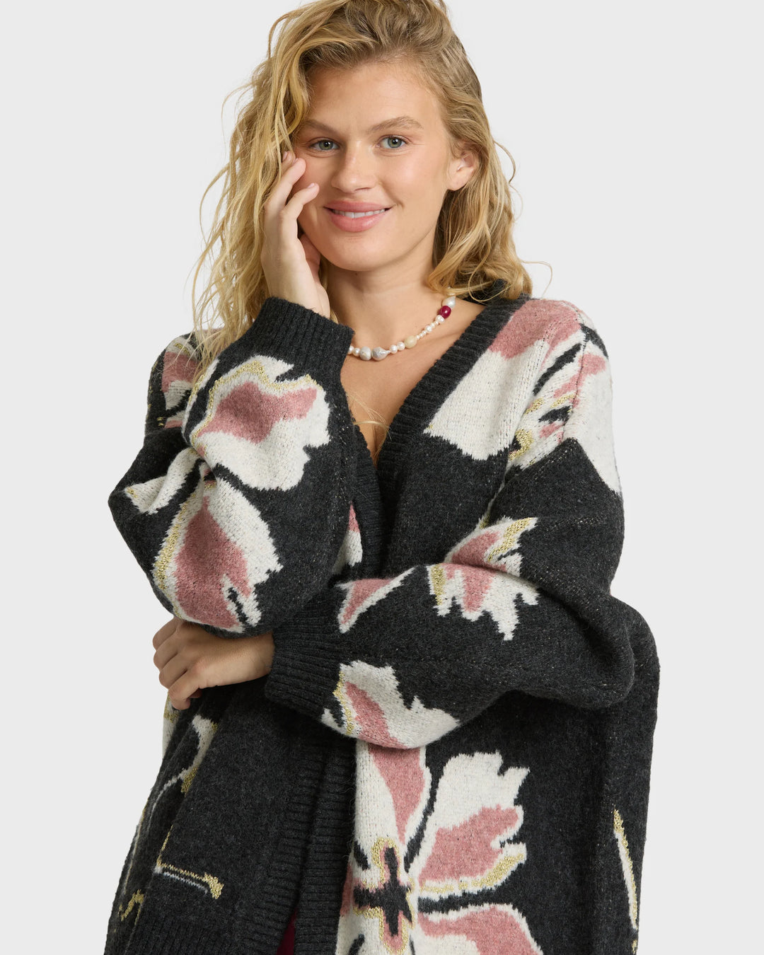 Billabong Women's Holidazed Cardigan Sweater - Black Sands - Sun Diego Boardshop