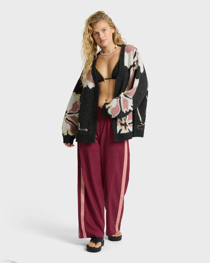 Billabong Women's Holidazed Cardigan Sweater - Black Sands - Sun Diego Boardshop