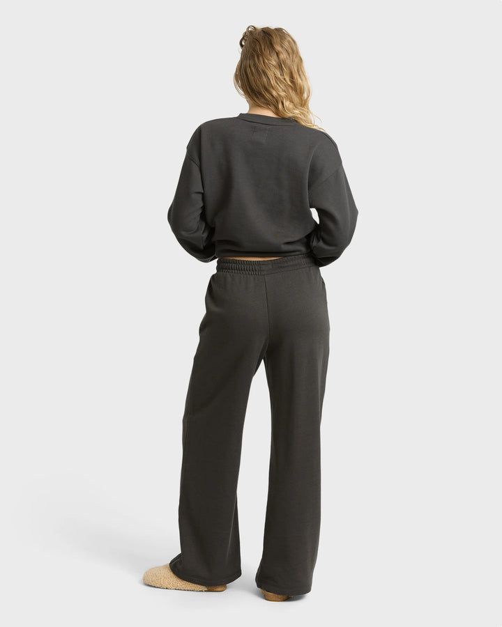 Billabong Women's What A View Fleece Sweatpants - Off Black - Sun Diego Boardshop