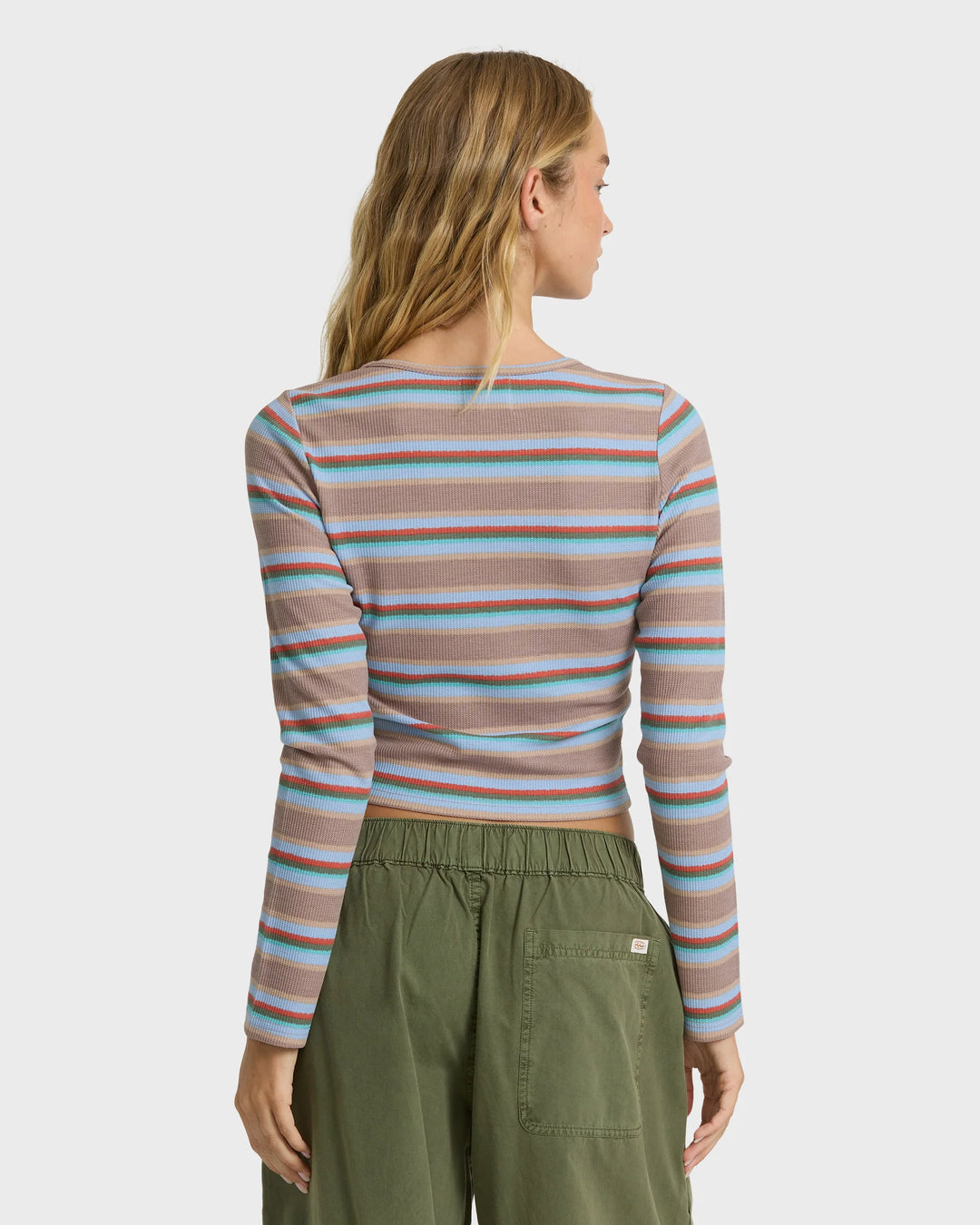 Billabong Women's Saturdays Long Sleeve Thermal T-Shirt - Acorn - Sun Diego Boardshop