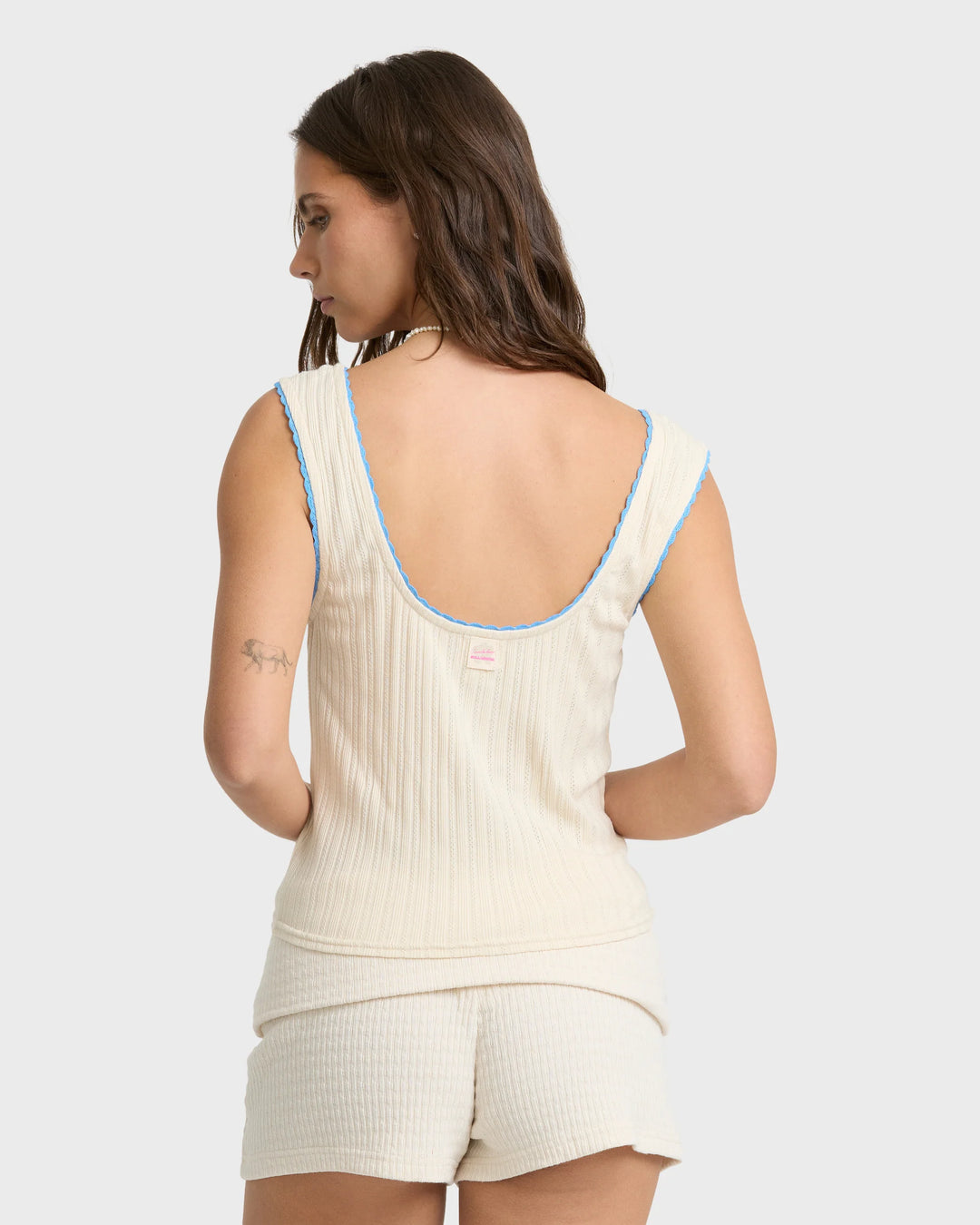 Billabong Women's Sunset Wave Tank Top - White Cap - Sun Diego Boardshop