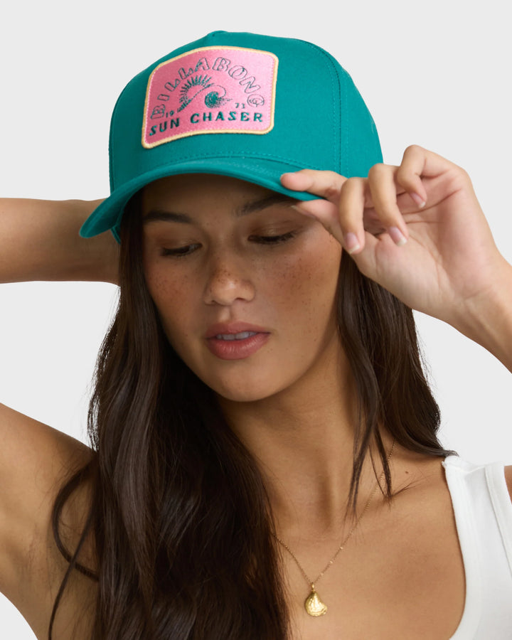 Billabong Women's Classic Baseball Snapback Hat - Evergreen - Sun Diego Boardshop
