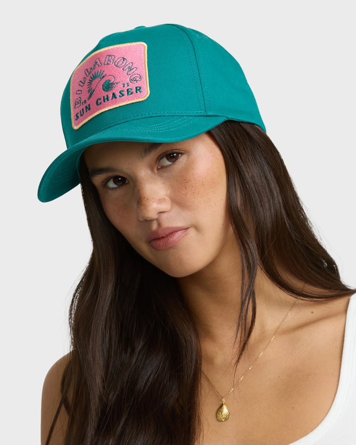 Billabong Women's Classic Baseball Snapback Hat - Evergreen - Sun Diego Boardshop