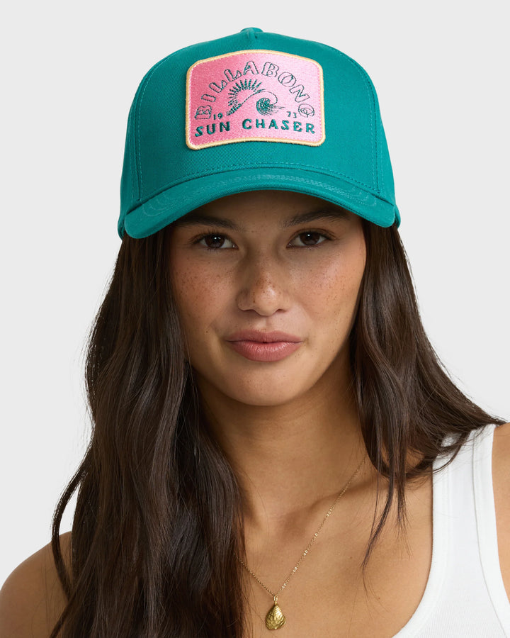 Billabong Women's Classic Baseball Snapback Hat - Evergreen - Sun Diego Boardshop