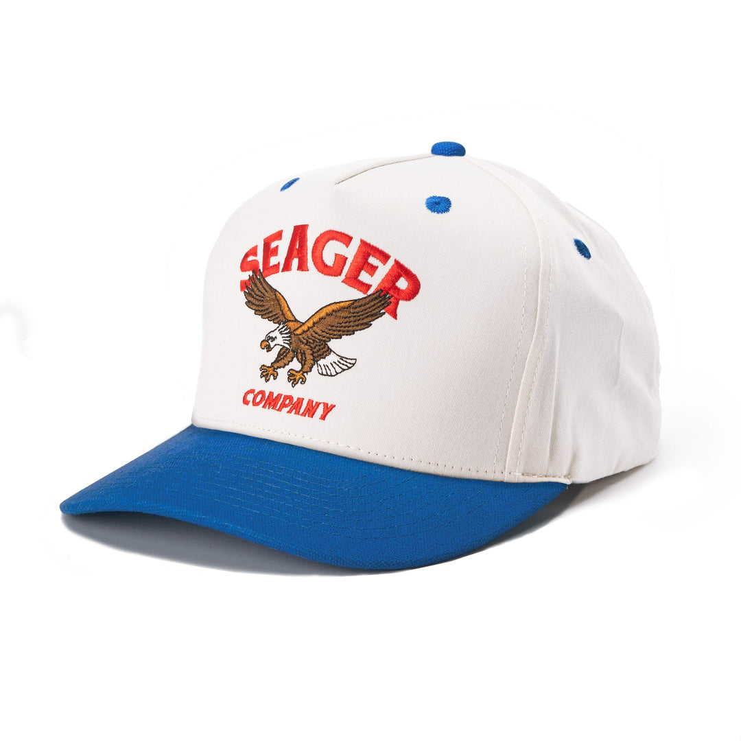 SEAGER Bradley Snapback - CREAM BLUE - Sun Diego Boardshop