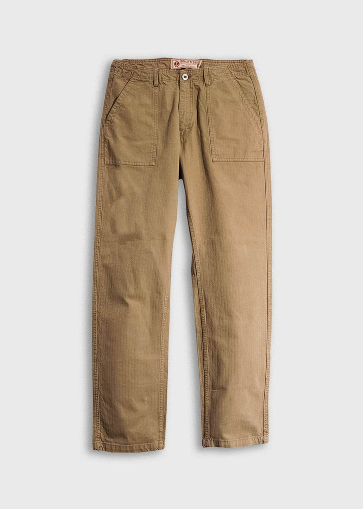 Iron & Resin Herringbone Brigade Pant - Khaki - Sun Diego Boardshop