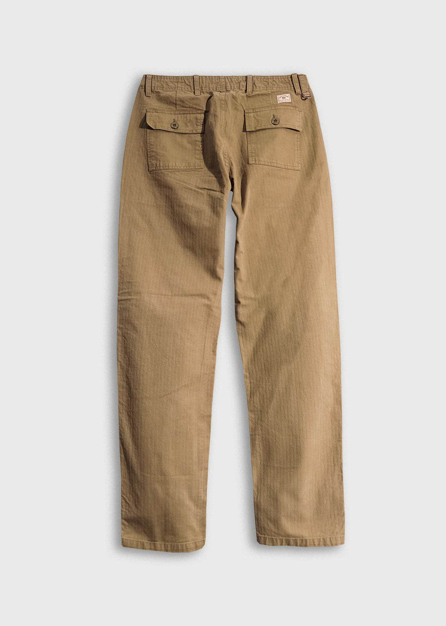Iron & Resin Herringbone Brigade Pant - Khaki - Sun Diego Boardshop