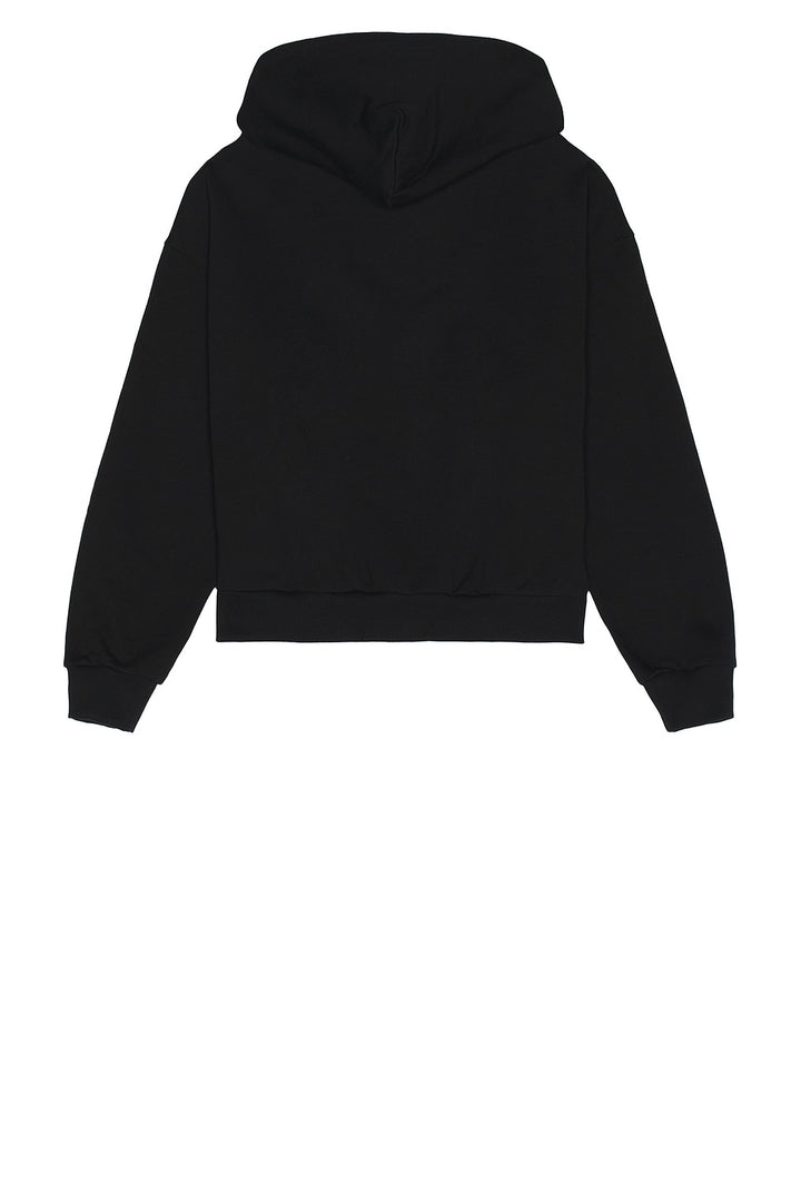 Brixton Embroidered Heavyweight Oversized Full Zip Hoodie - Black