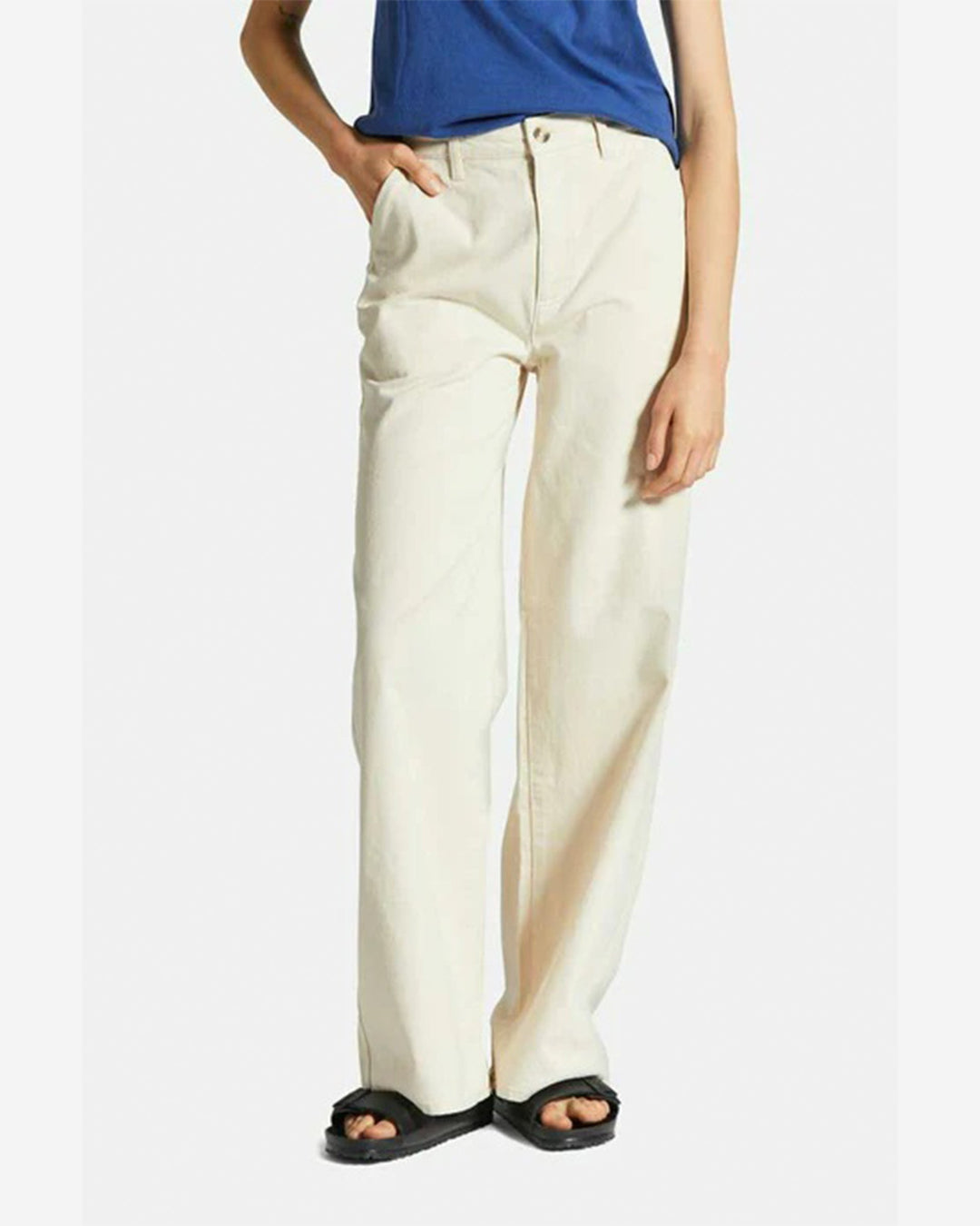 BRIXTON VICTORY FULL LENGTH WIDE LEG PANT - NATURAL - Sun Diego Boardshop