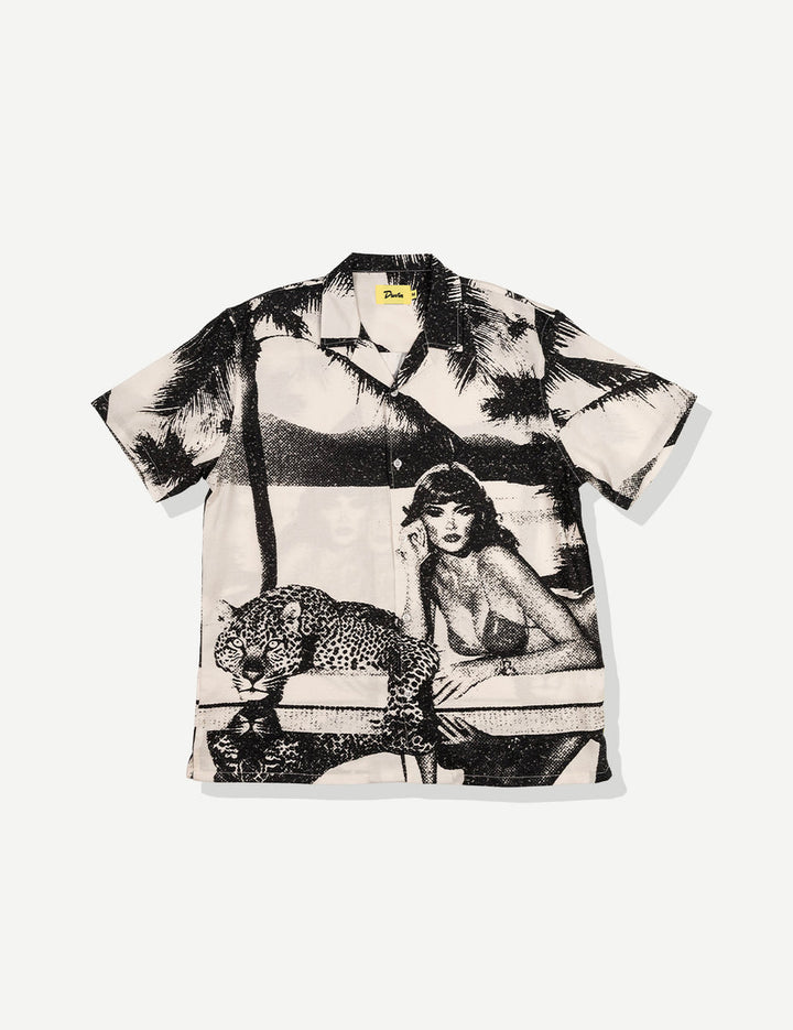 Duvin Pool Cat Buttonup - Black - Sun Diego Boardshop