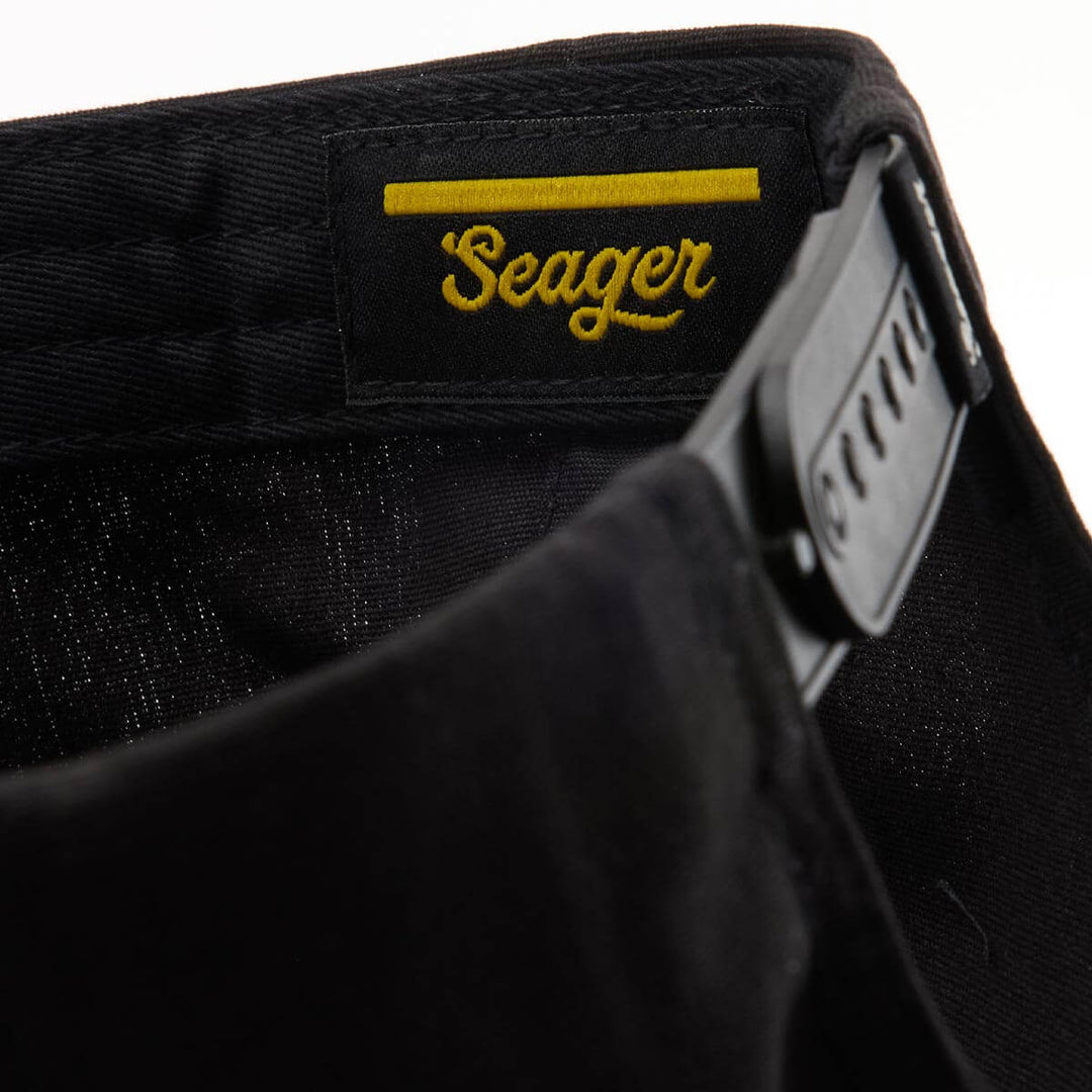 Seager Men's Badge Snapback - Black - Sun Diego Boardshop
