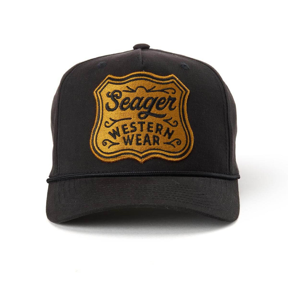 Seager Men's Badge Snapback - Black - Sun Diego Boardshop