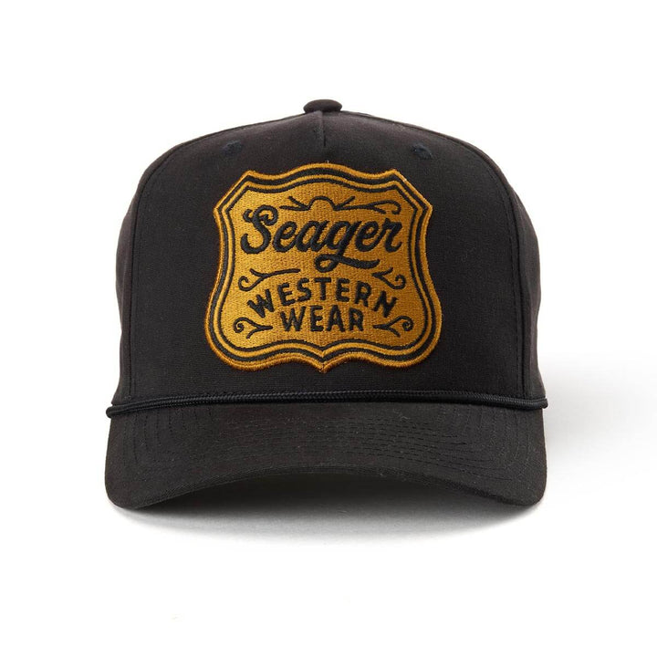 Seager Men's Badge Snapback - Black - Sun Diego Boardshop