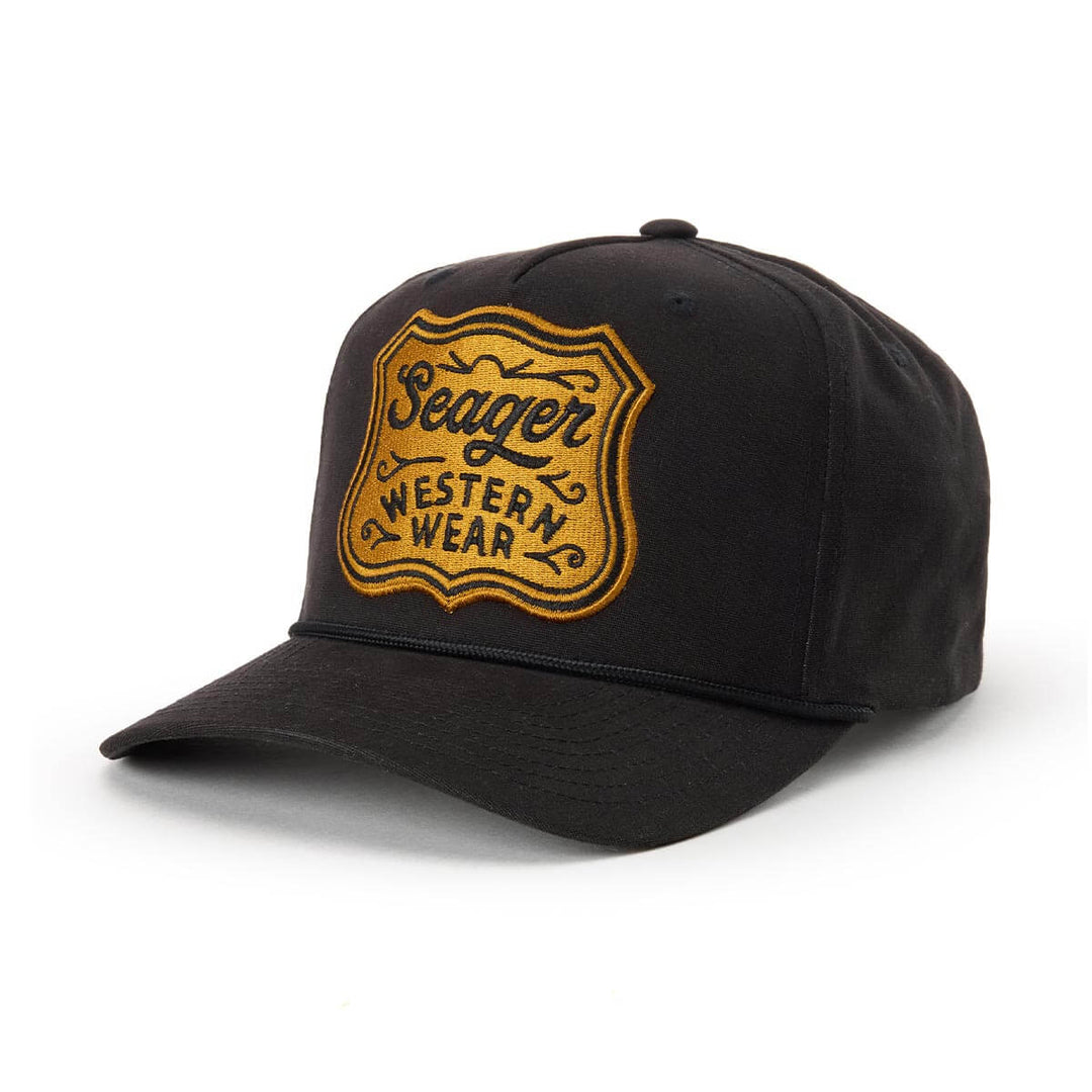 Seager Men's Badge Snapback - Black - Sun Diego Boardshop