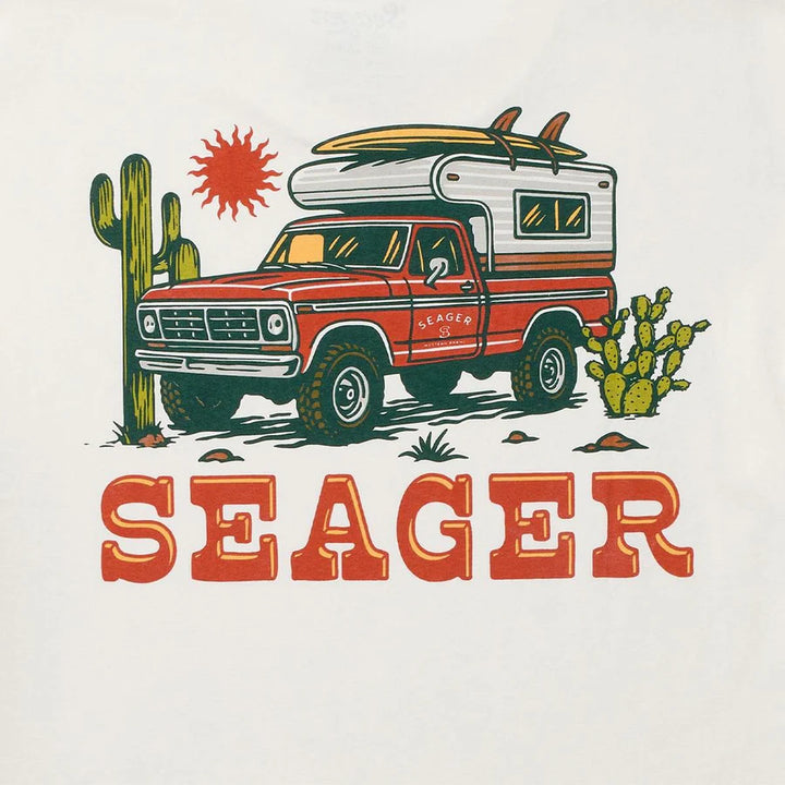 Seager Baja Tee - Vintage White - Sun Diego Boardshop
