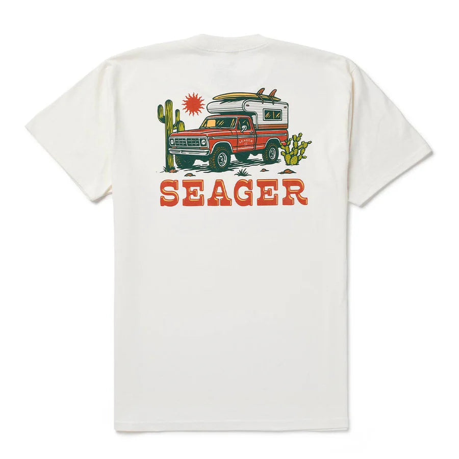 Seager Baja Tee - Vintage White - Sun Diego Boardshop