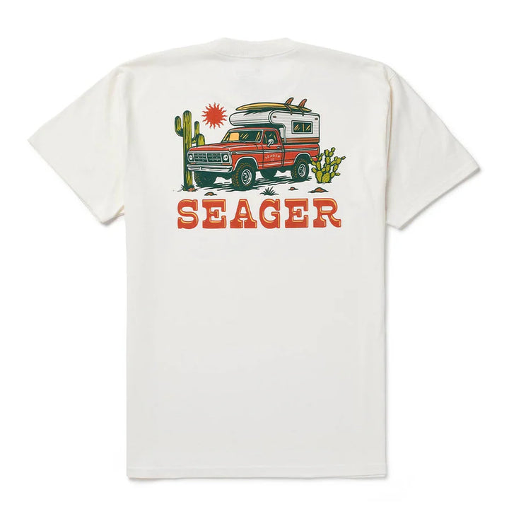 Seager Baja Tee - Vintage White - Sun Diego Boardshop
