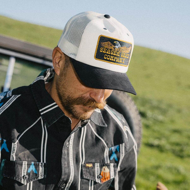 Seager Men's Big Rig Trucker Snapback - Black - Sun Diego Boardshop