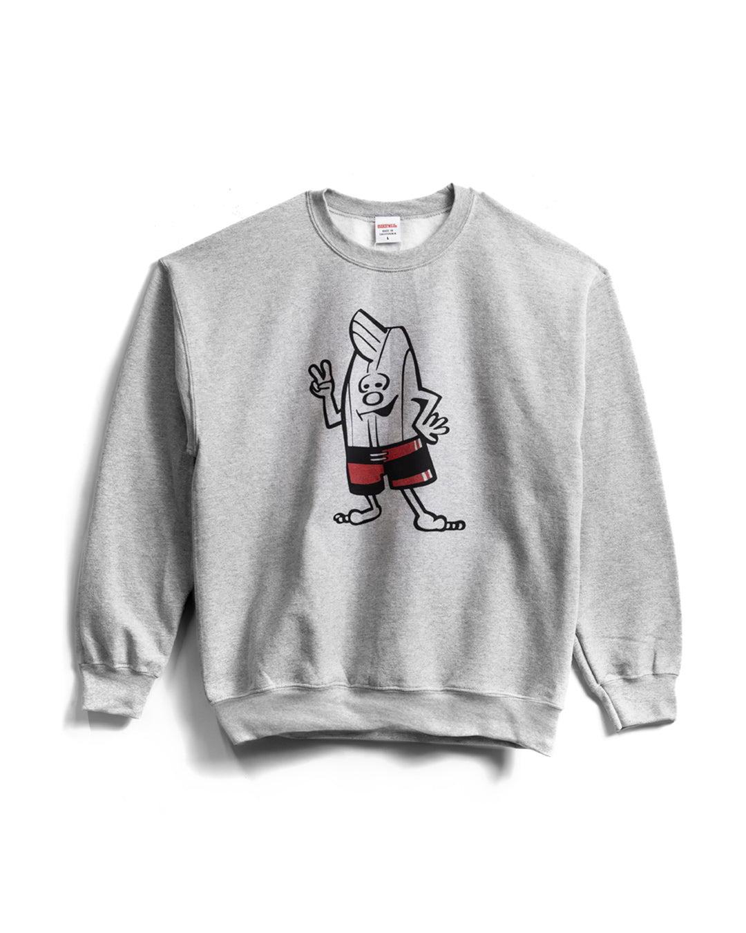 Birdwell Birdie Crewneck Sweatshirt - HEATHER GREY - Sun Diego Boardshop