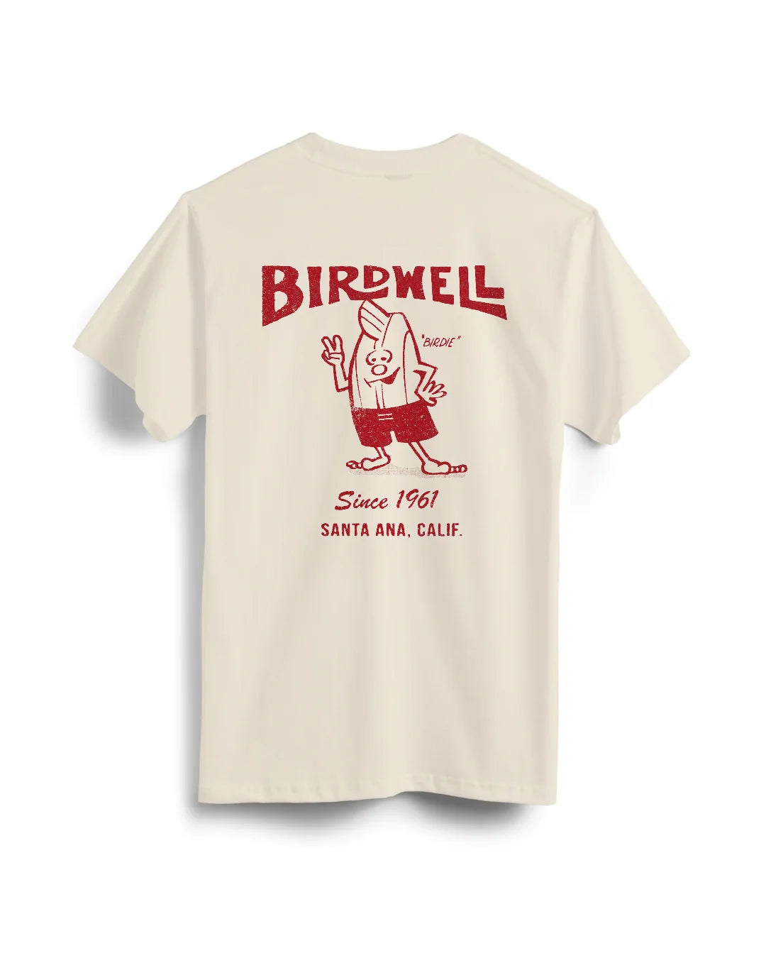 Birdwell Men's 61 T-Shirt - Cream - Sun Diego Boardshop