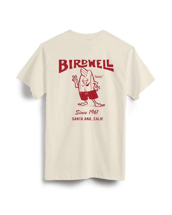 Birdwell Men's 61 T-Shirt - Cream - Sun Diego Boardshop