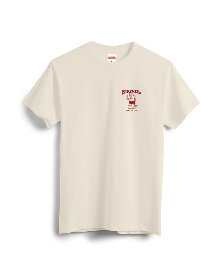 Birdwell Men's 61 T-Shirt - Cream - Sun Diego Boardshop