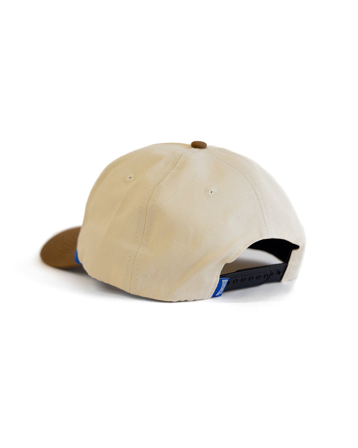 Birdwell Script Twill Snapback - Bone/Brown
