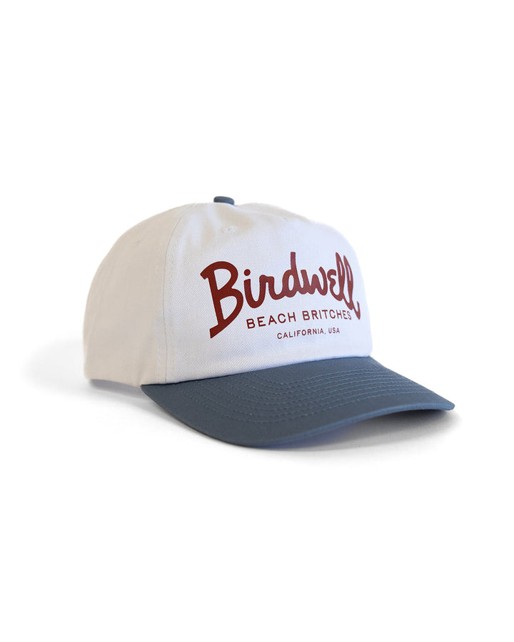Birdwell Big Arc Twill Snapback - White/Federal Blue