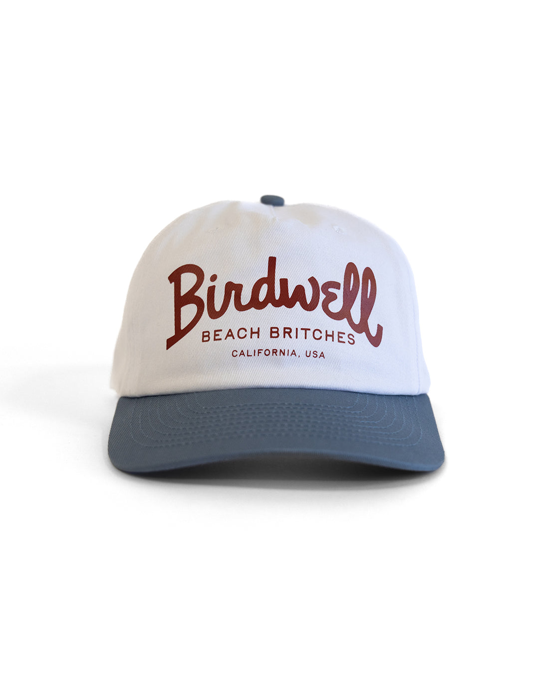 Birdwell Big Arc Twill Snapback - White/Federal Blue