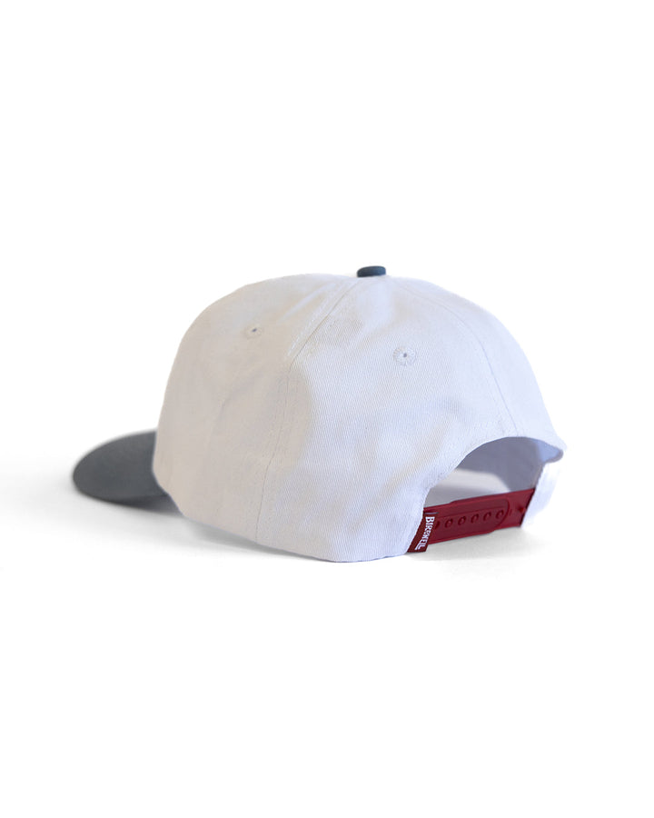 Birdwell Big Arc Twill Snapback - White/Federal Blue