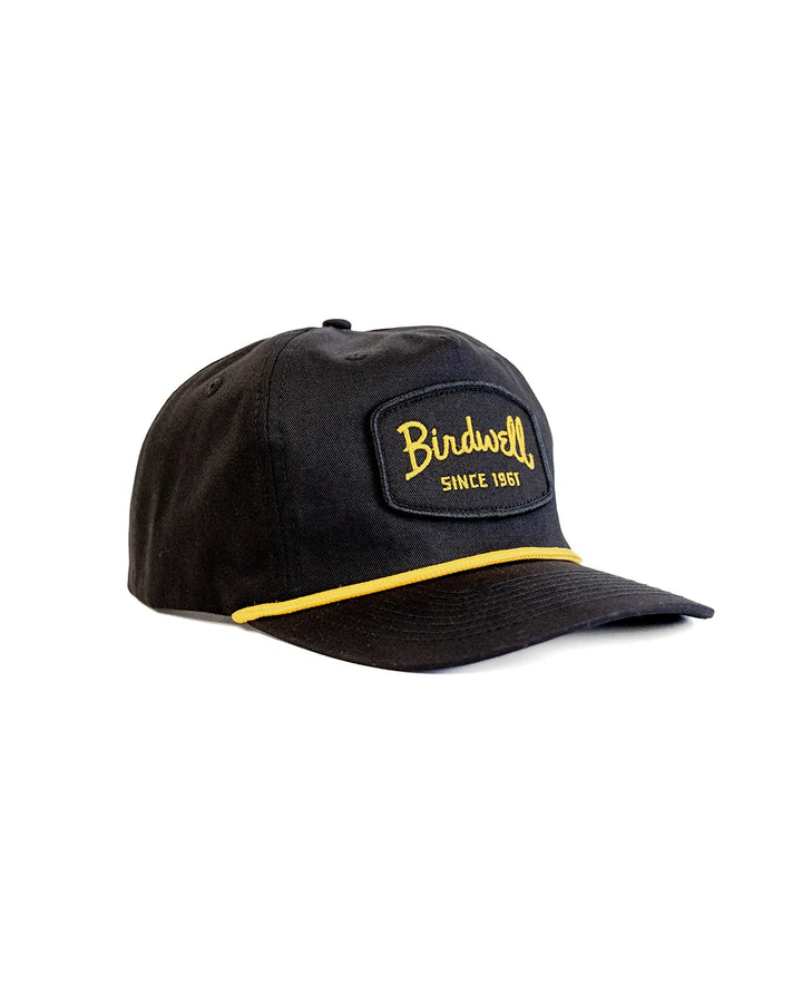 Birdwell Men's Shield Twill Snapback - Black - Sun Diego Boardshop