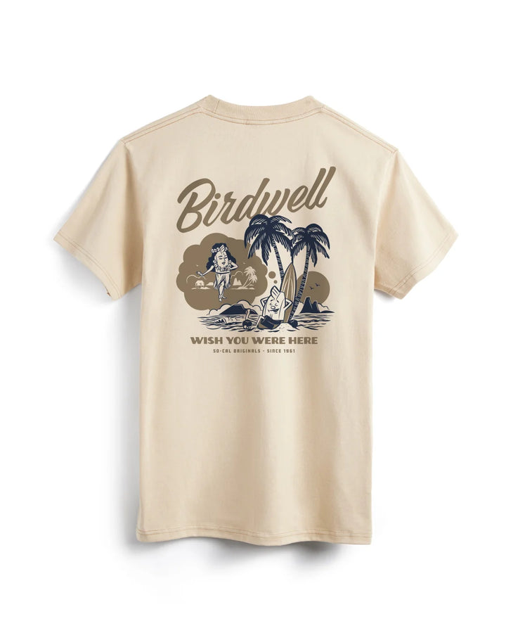 Birdwell Men's Daydreamin Birdie T-Shirt - Cream - Sun Diego Boardshop