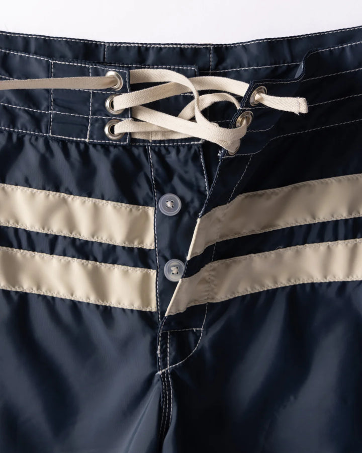 Birdwell Men's 300 Comp Stripe Boardshort - Navy Bone Comp - Sun Diego Boardshop