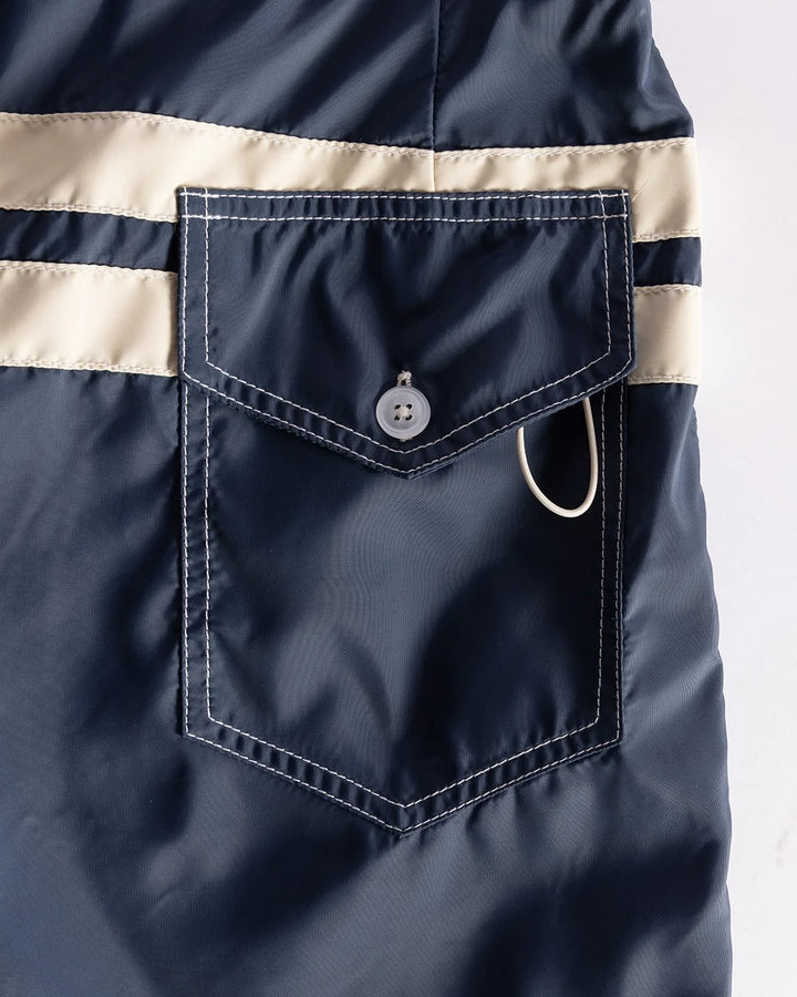 Birdwell Men's 300 Comp Stripe Boardshort - Navy Bone Comp - Sun Diego Boardshop