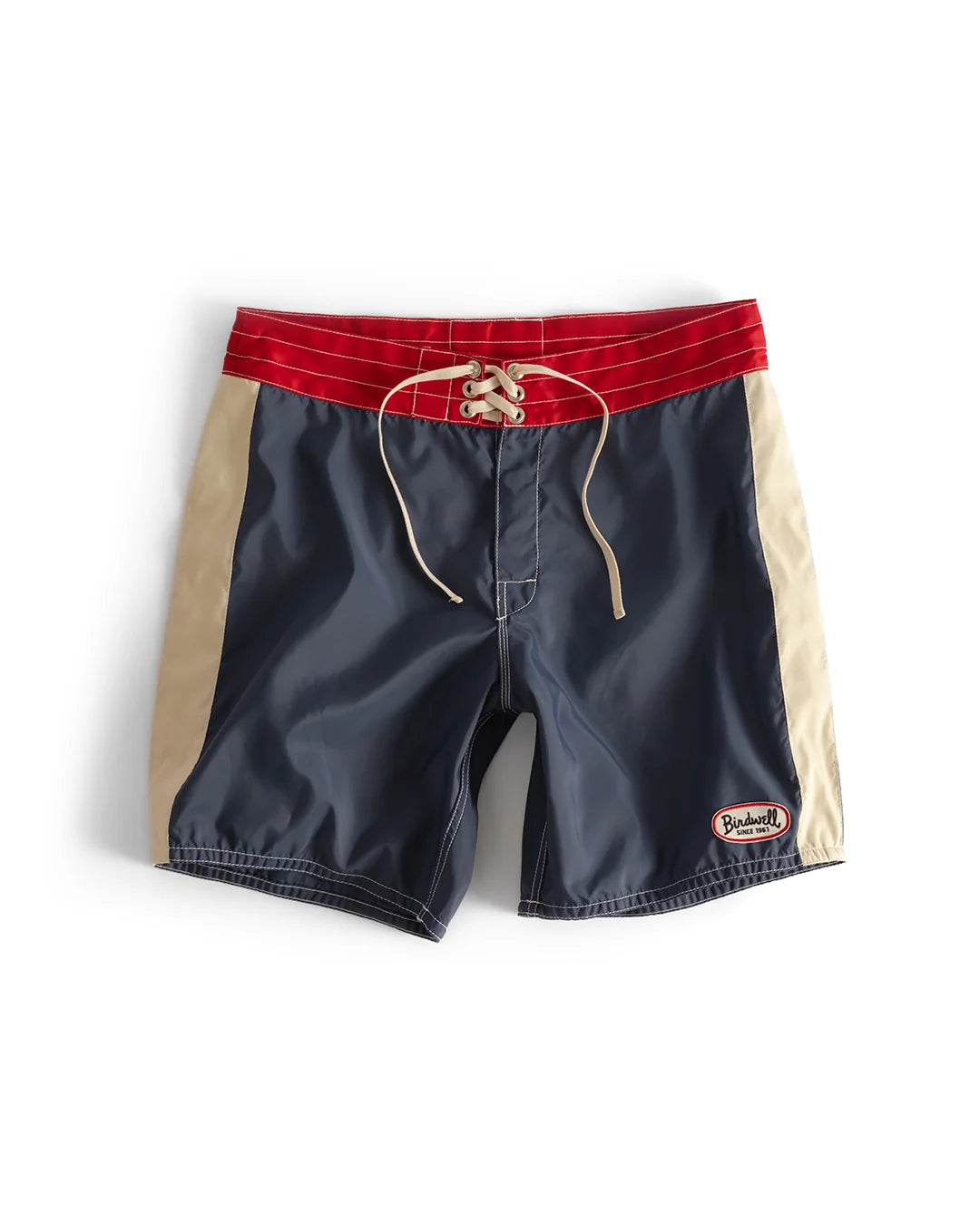 Birdwell Men's 300 Legend Boardshort - Navy Red Bone - Sun Diego Boardshop