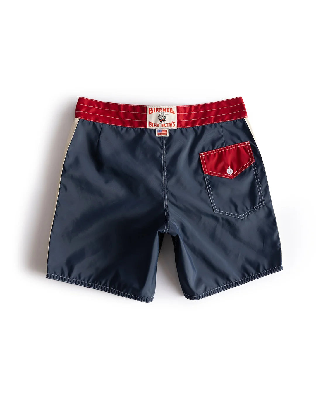 Birdwell Men's 300 Legend Boardshort - Navy Red Bone - Sun Diego Boardshop