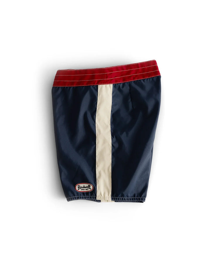 Birdwell Men's 300 Legend Boardshort - Navy Red Bone - Sun Diego Boardshop