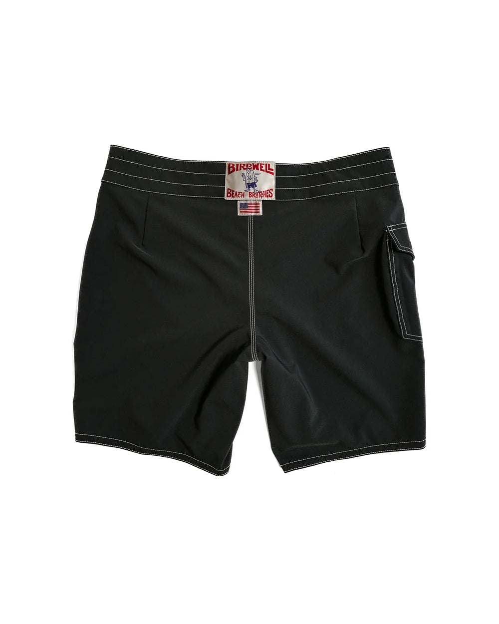 Birdwell Men's 808 Racing Stripes Boardshort - Black Olive - Sun Diego Boardshop