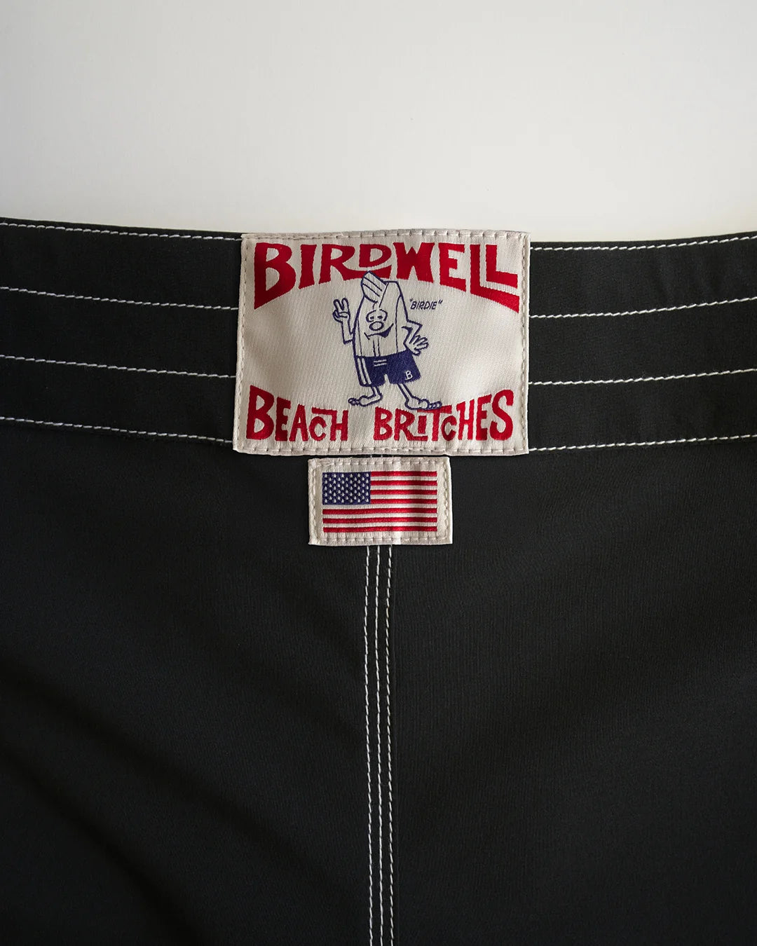 Birdwell Men's 808 Racing Stripes Boardshort - Black Olive - Sun Diego Boardshop