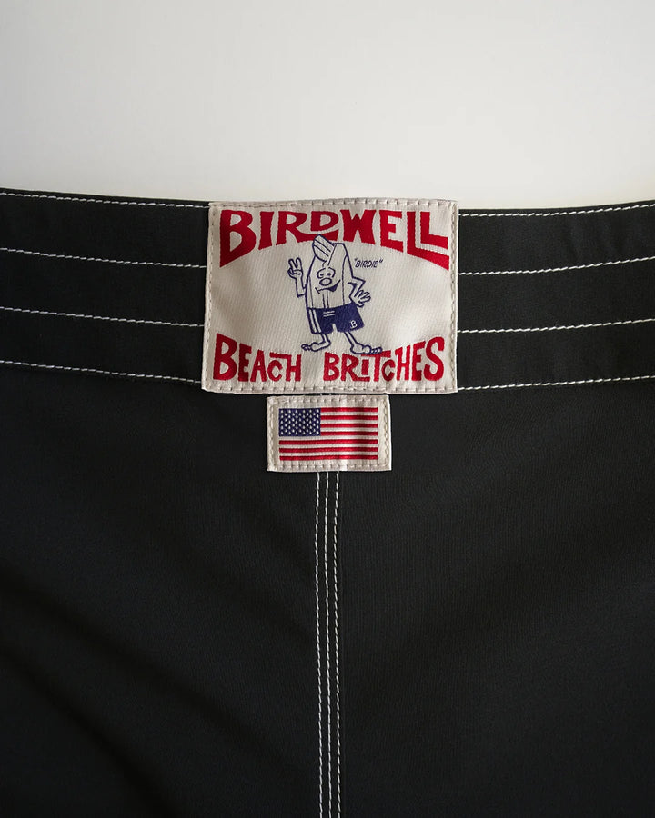 Birdwell Men's 808 Racing Stripes Boardshort - Black Olive - Sun Diego Boardshop