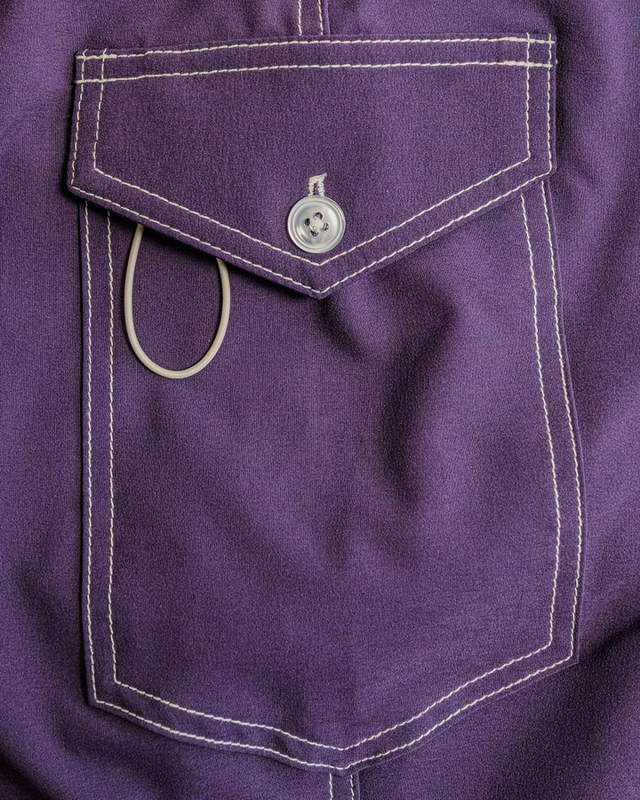 Birdwell Men's 808 Racing Stripes Boardshort - Purple Gold - Sun Diego Boardshop