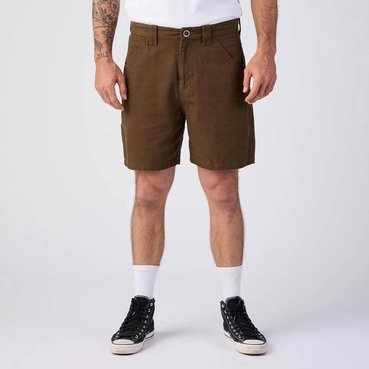 Seager Men's Bison Canvas Short - Tobacco - Sun Diego Boardshop