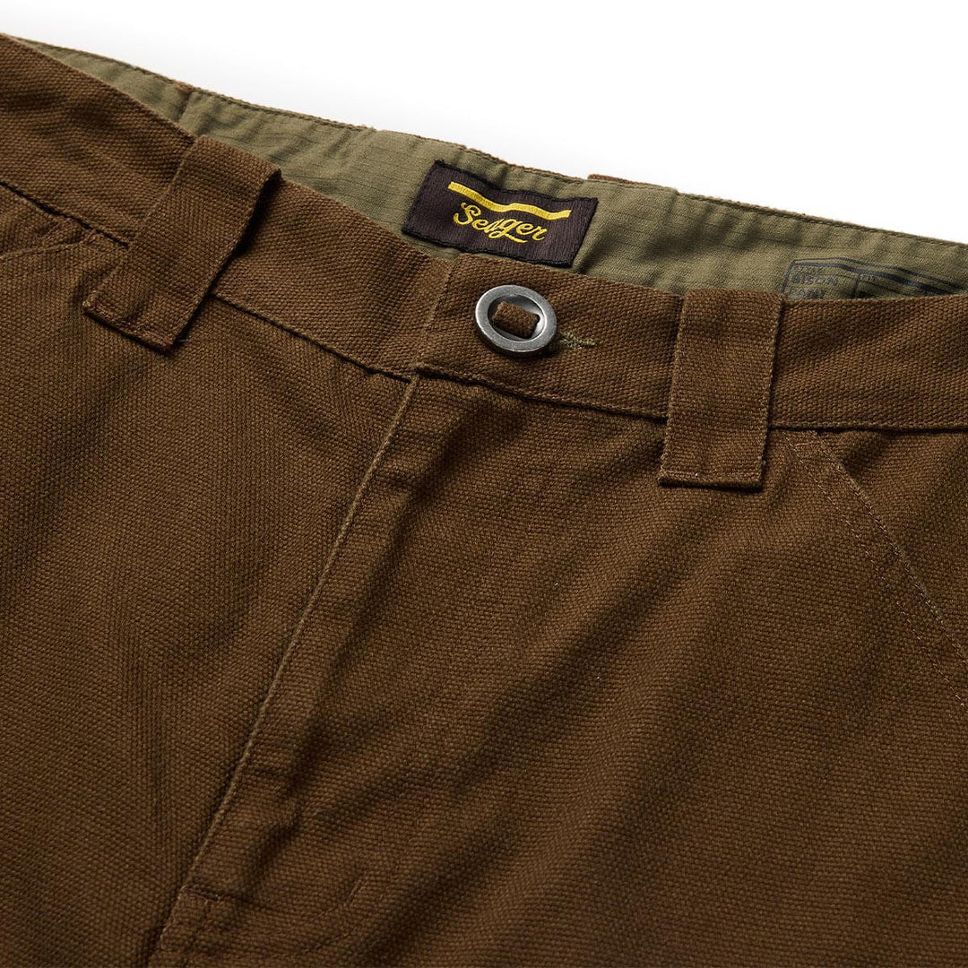 Seager Men's Bison Canvas Short - Tobacco - Sun Diego Boardshop