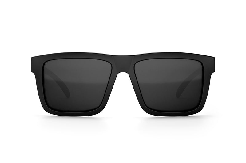 Heat Wave Visual XL VISE Z87 Sunglasses - BLACK FRAME/POLAR BLACK - Sun Diego Boardshop