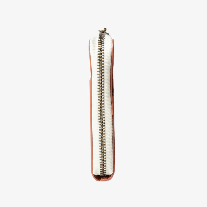Thread Leather Zip Wallet - Blossom