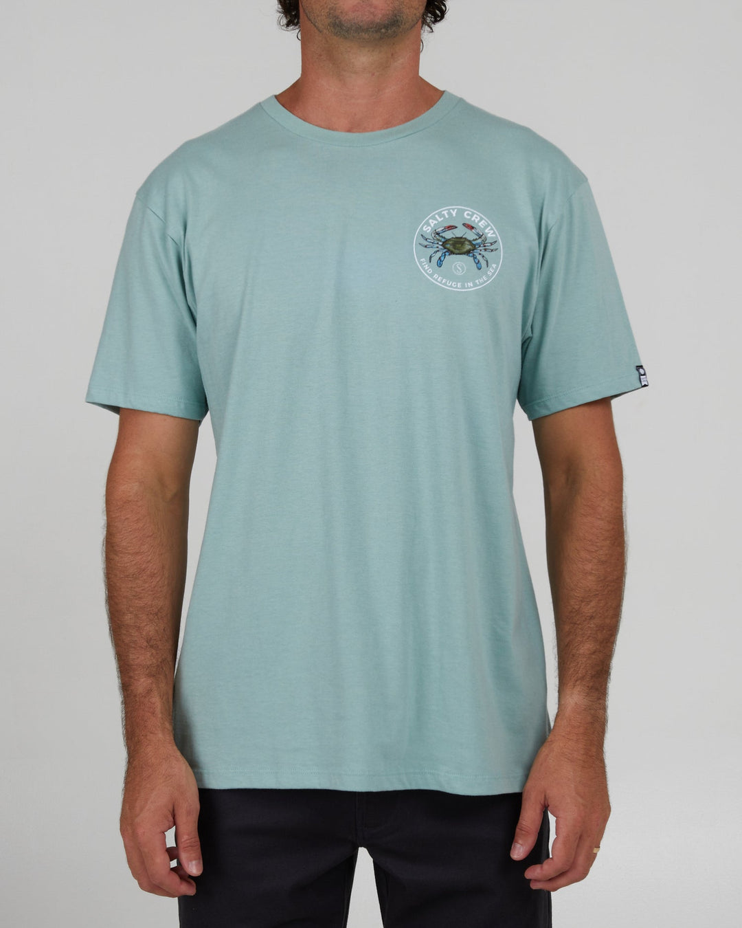 Salty Crew Blue Crabber S/S Premium Tee - MACKEREL - Sun Diego Boardshop