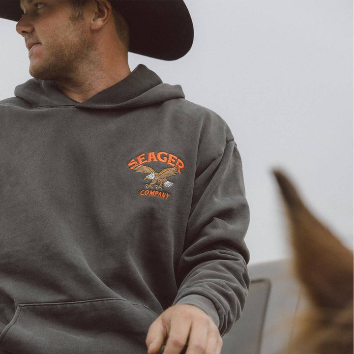 Seager Bradley Heavy-Weight Hoodie - Pigment Black