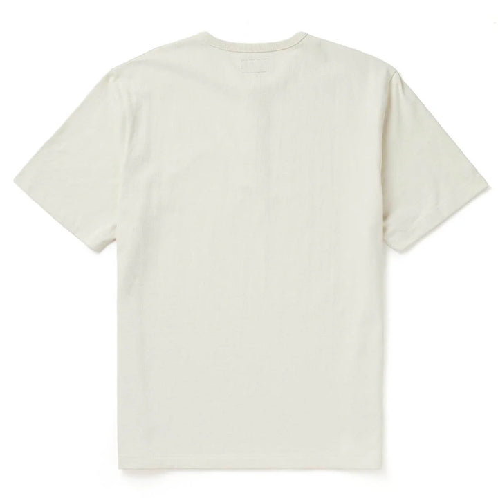 Seager Men's Brand Henley S/S - White